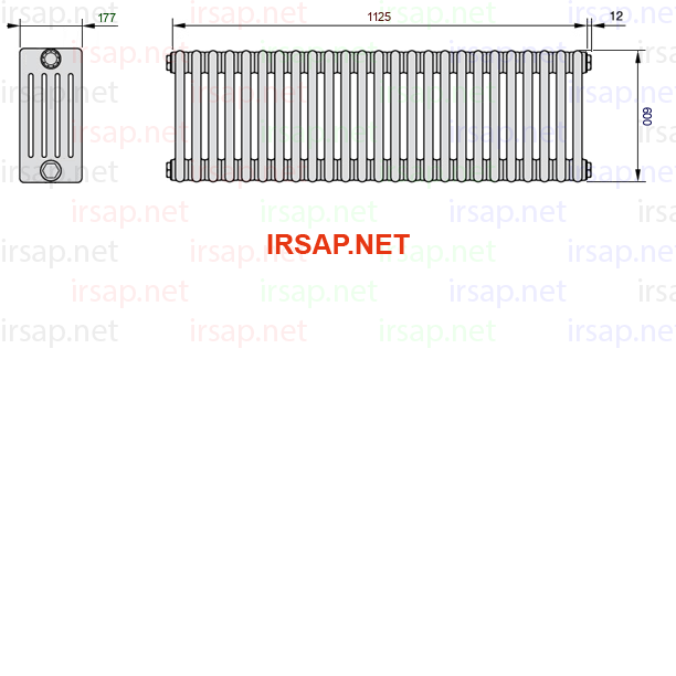 Радиатор IRSAP Tesi 50600/25 T12 CL 01